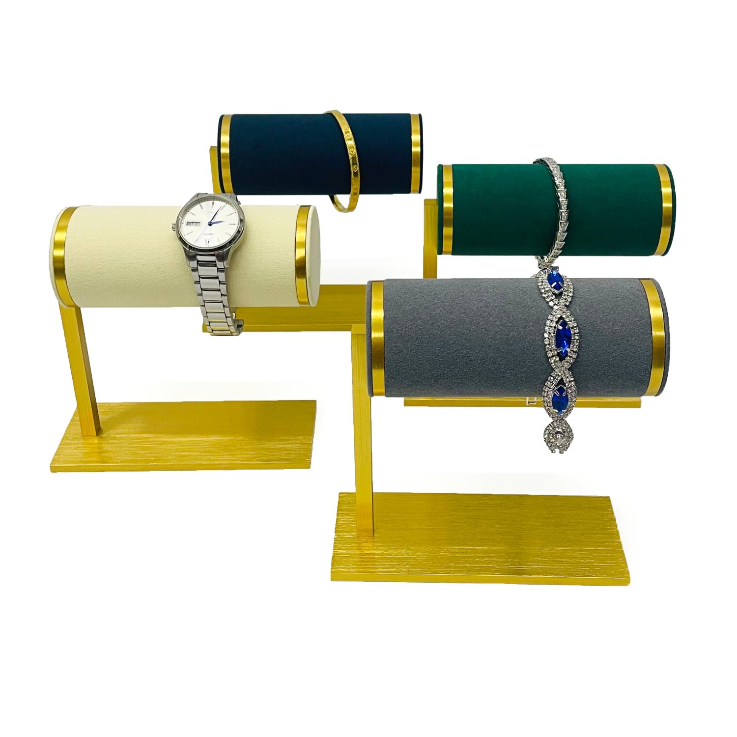 Zhihui Wholesale Customized Fashion Metal Jewelry Bracelet Stand Jewelry Display Stand Watch Stand Display Cabinet