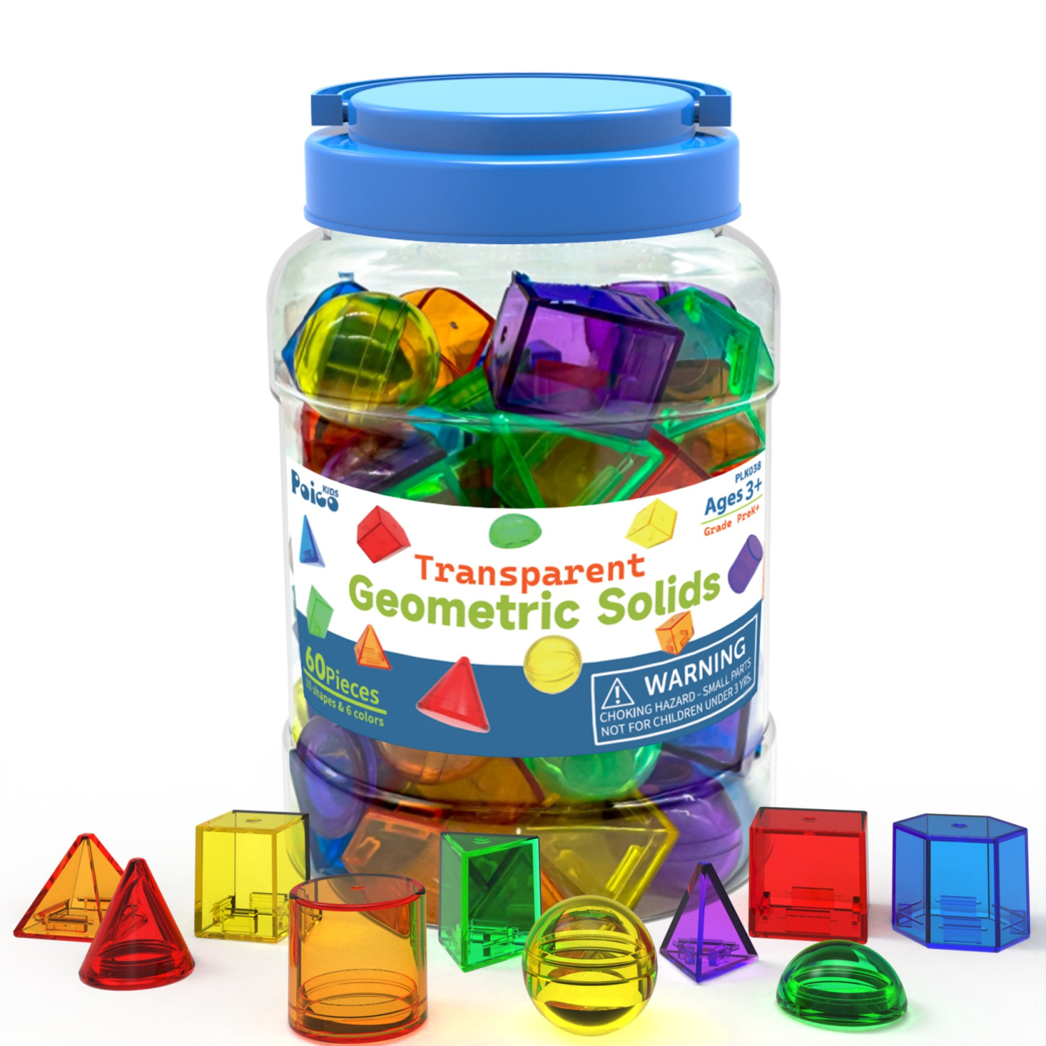 Plastic Pinecone Early Education Teaching Tools, Stereoscopic Geometry, Montessori Kindergarten Canned Set, 5-7 Years