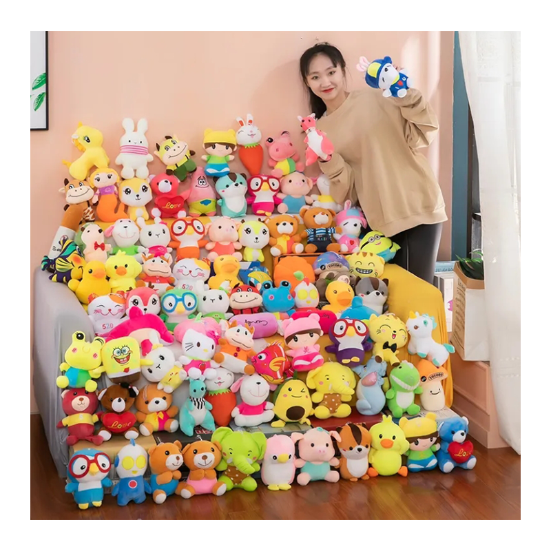 Wholesale claw machine plush toys prizes bulk plush toys plush shark plush toys animals for adults and children