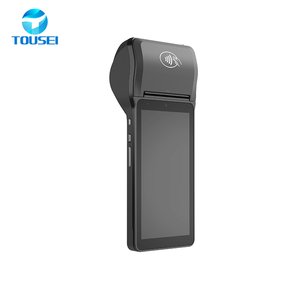OEM ODM Handheld GMS Android POS Terminal Manufacturer 5.5-inch Touch Screen 4G NFC Payment Mobile POS Machine with Printer