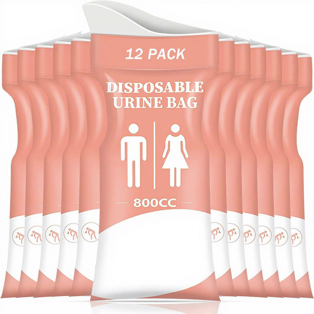 Wholesale emergency car urine bags 8/12/20/24 pack portable urine bags disposable urinal suitable for men, women, children and patients