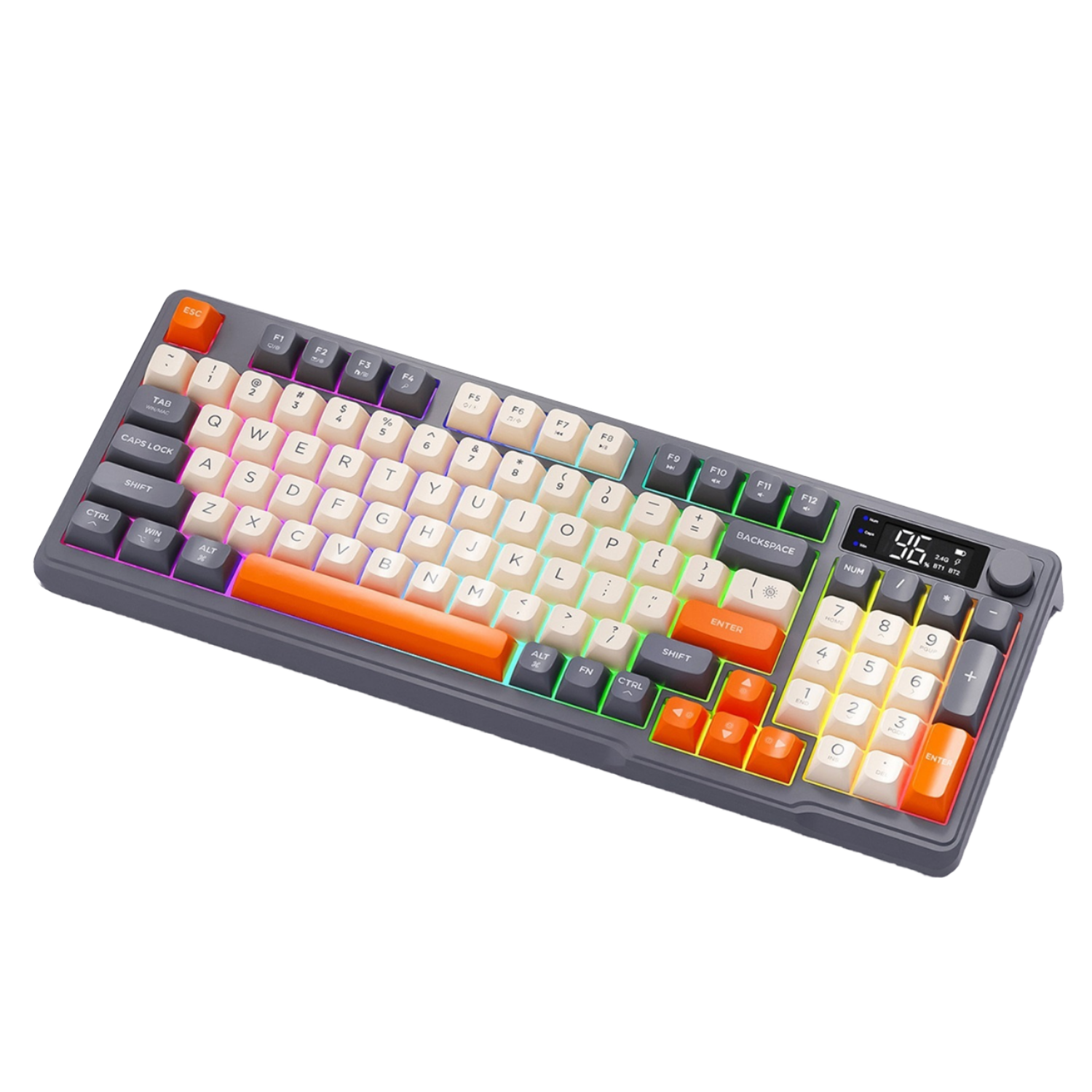SOREX K200 USB Type-C wired mechanical gaming keyboard backlit LED full-size dual hand universal plug and play suitable for office and study
